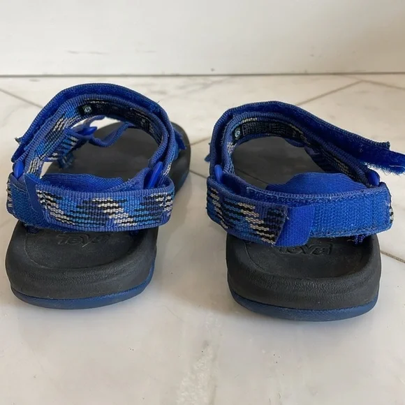 Teva, kids 13, blue strap active outdoor adjustable walking hiking water sandals - Picture 4 of 7